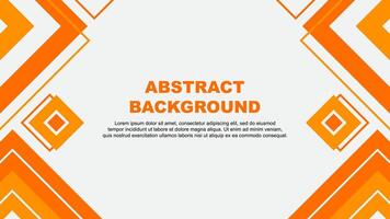 abstract achtergrond ontwerp sjabloon. abstract banier behang illustratie. oranje achtergrond vector