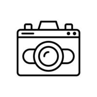 camera lijn icoon ontwerp vector