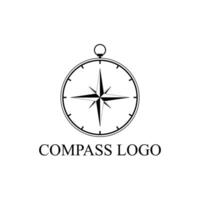 logo kompas gemakkelijk ontwerp vector