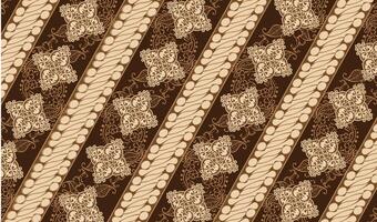 Javaans batik patroon achtergrond vector