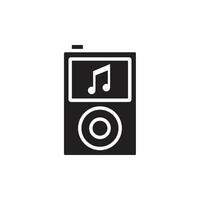 mp3 speler icoon logo vector