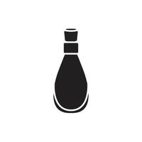 parfum fles icoon logo vector