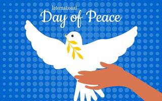 internationale dag van vrede vector