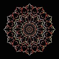 creatief bloemen koortsig patroon mandala ontwerp vector