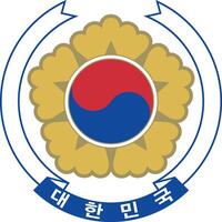 nationaal embleem van zuiden Korea vector
