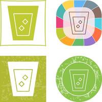 uniek wit Russisch drinken icoon ontwerp vector