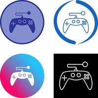 uniek gaming controle icoon ontwerp vector