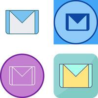 uniek e-mail icoon ontwerp vector