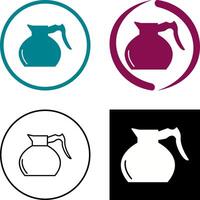 koffiepot pictogram ontwerp vector