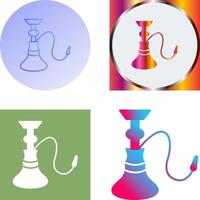 uniek hookah icoon ontwerp vector