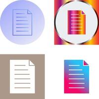 uniek document icoon ontwerp vector