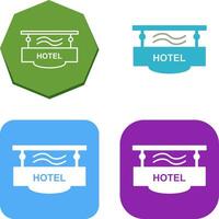 hotel teken icoon ontwerp vector