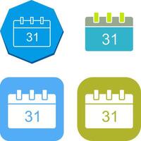 uniek kalender icoon ontwerp vector