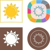 zon pictogram ontwerp vector