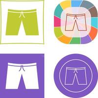 shorts icoon ontwerp vector