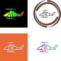 leger helikopter icoon ontwerp vector