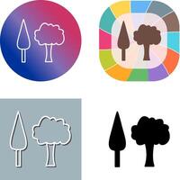 bomen icoon ontwerp vector