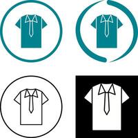overhemd en stropdas icoon ontwerp vector