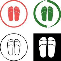 slippers icoon ontwerp vector