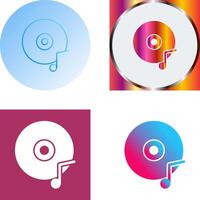 muziek- CD icoon ontwerp vector