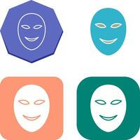 oude gezicht masker icoon ontwerp vector