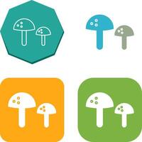 champignons icoon ontwerp vector