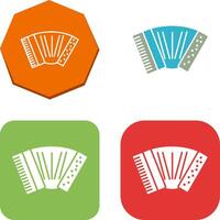 accordeon icoon ontwerp vector