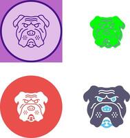 bulldog icoon ontwerp vector