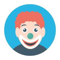 clown gag concepten vector