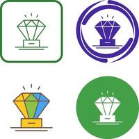 diamant pictogram ontwerp vector