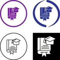 diploma uitreiking icoon ontwerp vector