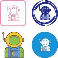 astronaut icoon ontwerp vector