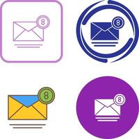 mail pictogram ontwerp vector