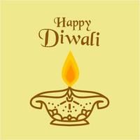 dawali, festival illustratie ontwerp achtergrond, festival kaarsen, mandala kaarsen en gloeilampen in het midden. Indiase festivals en feesten vector