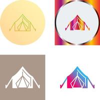 tent icoon ontwerp vector