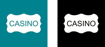 casino teken icoon ontwerp vector
