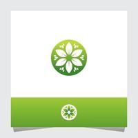 natuur groen blad logo inspiratie sjabloon vector