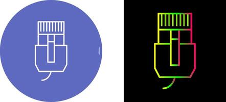 uniek internet kabel icoon ontwerp vector