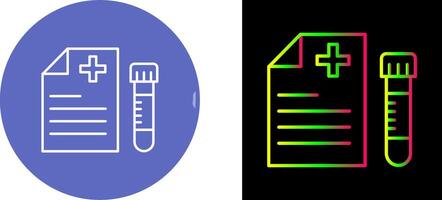 bloed test icoon ontwerp vector