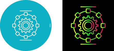 geautomatiseerd werkwijze icoon ontwerp vector