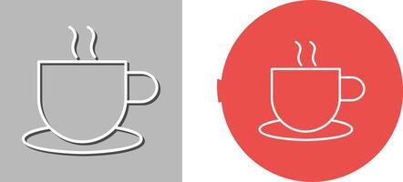 uniek heet koffie icoon ontwerp vector