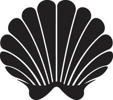 kust- verzameling verlichte logo ontwerp zeeschelp pracht onthuld iconisch logo embleem vector
