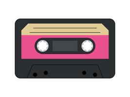 retro stijl van de jaren 90. realistisch ouderwets geluid opname technologie. audio cassettes van de jaren 90. illustratie vector