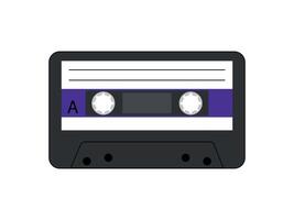 retro muziek- cassettes in de stijl van de 90s en jaren 2000. musical hits van de jaren 90. cassette plakband symbool getrokken. illustratie vector