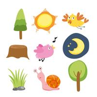 natuur collectie vector ontwerp