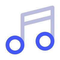 muziek- icoon voor uiux, web, app, infografisch, enz vector