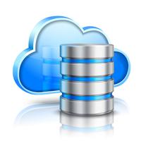 Cloud computing-concept vector