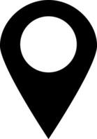 punt plaats positie pin kaarten contact adres GPS icoon logo geïsoleerd Aan wit achtergrond. illustratie vector