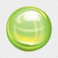 abstract glas kleur bollen. bal glimmend transparant vector