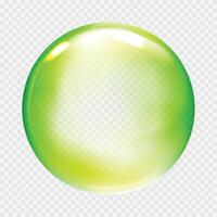 abstract glas kleur bollen. bal glimmend transparant vector